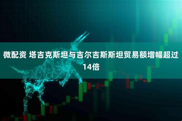 微配资 塔吉克斯坦与吉尔吉斯斯坦贸易额增幅超过14倍